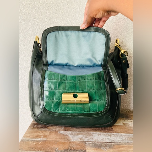 Coach Smooth Leather Crossbody Hobo - Picture 7 of 11